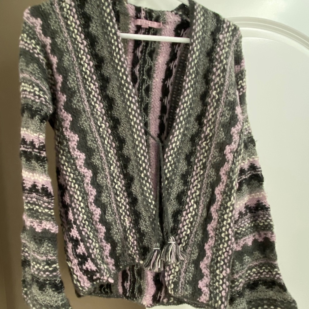 Calypso 100% alpaca cardigan sweater